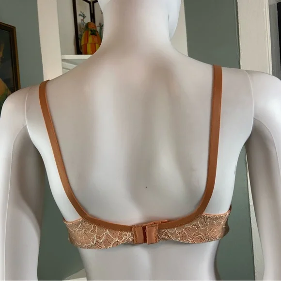 New NWT The Little Bra Company Bralette Ava Apricot Honey Lace 38A Petite - Picture 8 of 15
